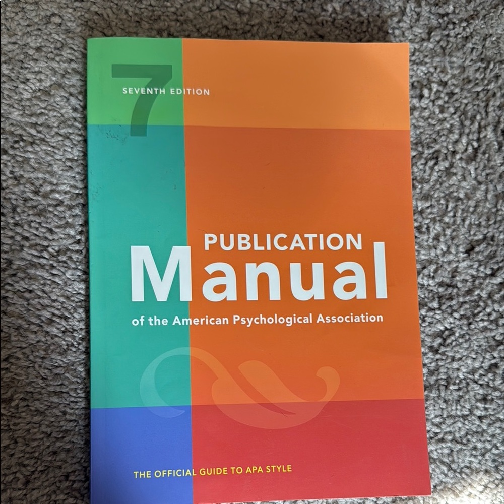 Publication Manual - Multicolor